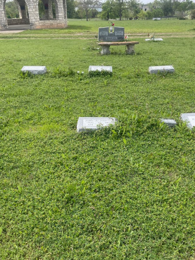 Alfred Johnson's grave. Photo 1