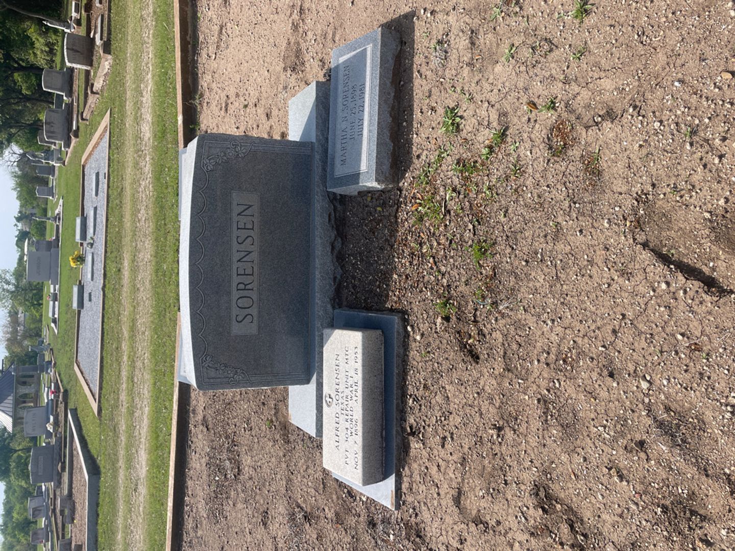 Martha N. Sorensen's grave. Photo 1