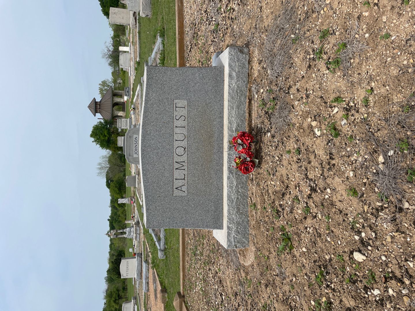 Henry Almquist's grave. Photo 1