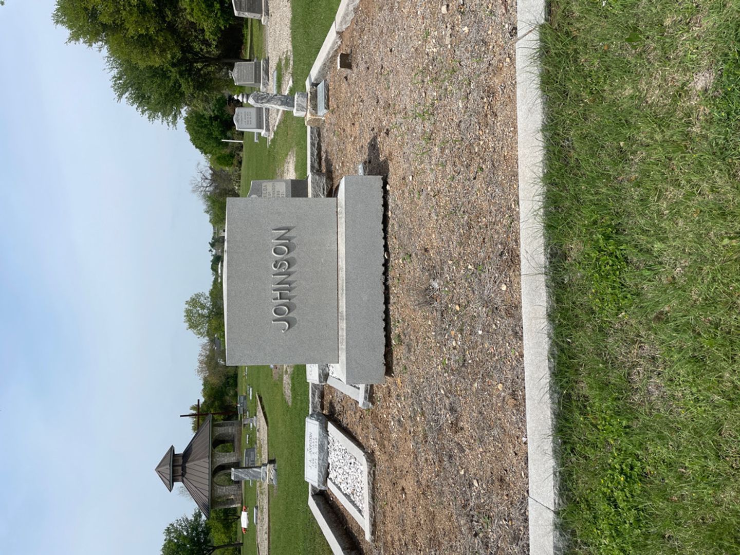 Tina Emelia Johnson's grave. Photo 1
