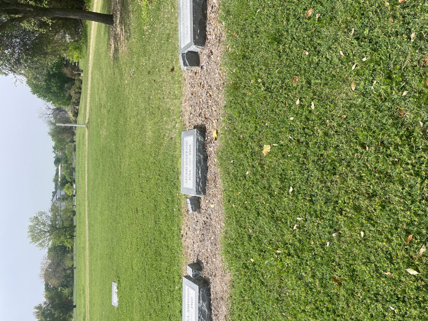 Josephine Bergstrom's grave. Photo 1
